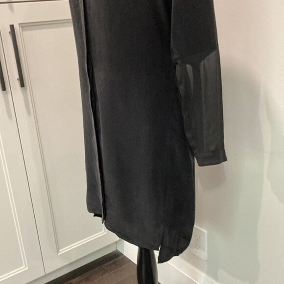 All Saints Rivi Silk Shirt Dress - Picture 8 of 16